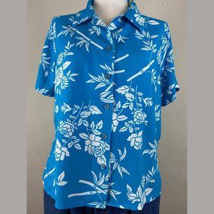 Vintage Hawaiian Blouse by Basic Editions